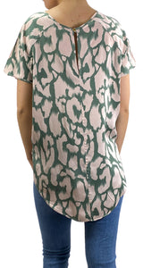 Blusa Seda Estampada