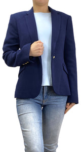 Blazer Tejido Azul