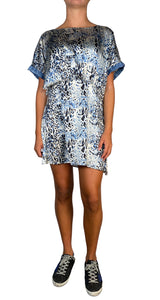 Vestido Mini Estampado Animal Print