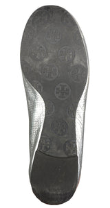 Bailarinas Cuero Plateado