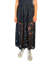 Falda Maxi Encaje Floral