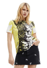Polera Desigual Multicolor - Calce Regular