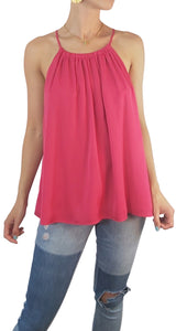 Blusa Halter Fucsia