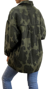Chaqueta Denim Camuflaje