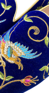 Mocasines Azul Pajaros