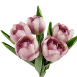 Ramo de tulipanes Morado