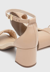 Sandalia Nude Loucos & Santos