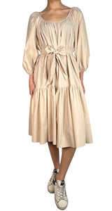 Vestido Beige Oversize
