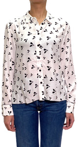 Blusa Blanca Estampada