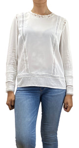 Blusa Blanca Encaje