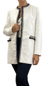 Chaqueta Tejida Blanca