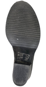 Botines Cuero Punta Dorada