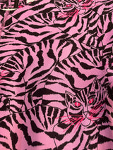 Vestido Morado Felinos