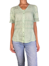 Blusa Verde Bordado