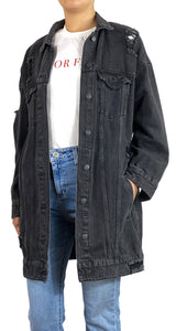Chaqueta Denim Negra