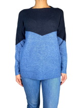 Sweater Bicolor Tejido