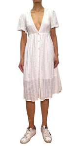 Vestido Blanco Broderie