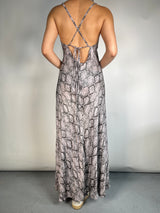 Vestido Viscosa Snake