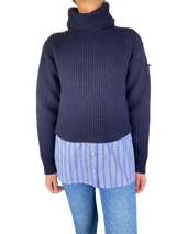 Sweater De Lana Azul Marino