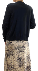 Sweater Negro Botones