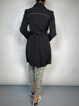 Abrigo Detalles En Cuero