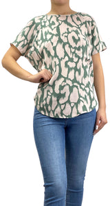 Blusa Seda Estampada