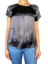 Blusa Seda Negra