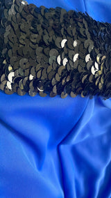 Vestido Azul Eléctrico