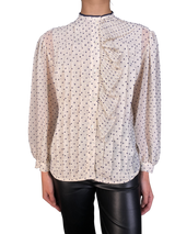Blusa Puntos Bordados