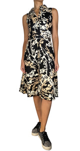 Vestido Estampado Beige