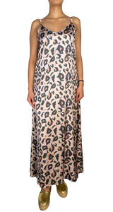 Vistido Rosa Animal Print