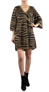 Túnica Jacquard Café