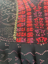 Vestido Negro Estampado