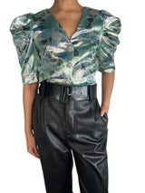 Blusa Fibras Metalizadas