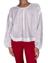 Blusa Blanca Muselina