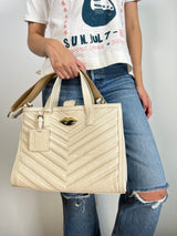 Cartera Lipstick Cuero