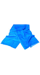 Pañuelo Cashmere Azul Eléctrico
