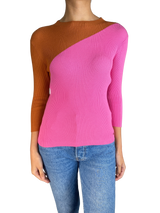 Polera Tejida Bicolor