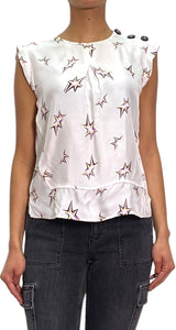 Blusa Blanca Estrellas