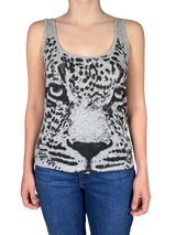 Polera Leopard Gris