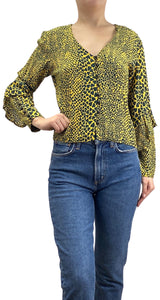 Blusa Amarilla Corazones