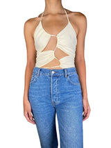 Crop Top Asimetrico