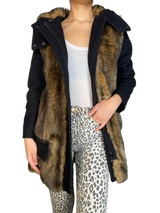 Abrigo Piel Sintética