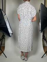 Vestido Camisero De Lunares