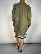 Chaqueta Estampado Leopardo Lateral