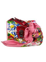 Cartera Mayólica Floral Lucia Y Fular De Seda