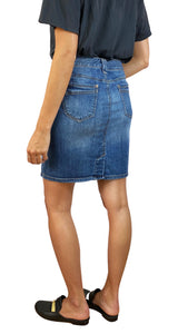 Falda Denim Deslavada