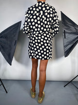 Vestido de Lunares Cruzado