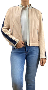 Chaqueta Cuero Rosada