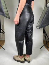 Pantalón Cuero Negro